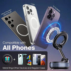 Magnetic Car Phone Holder – Foldable & Rotatable Mount