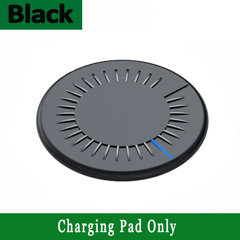 VIKEFON 30W Fast Wireless Charger Pad - Type C LED Charging Station for iPhone Samsung - Deal Done