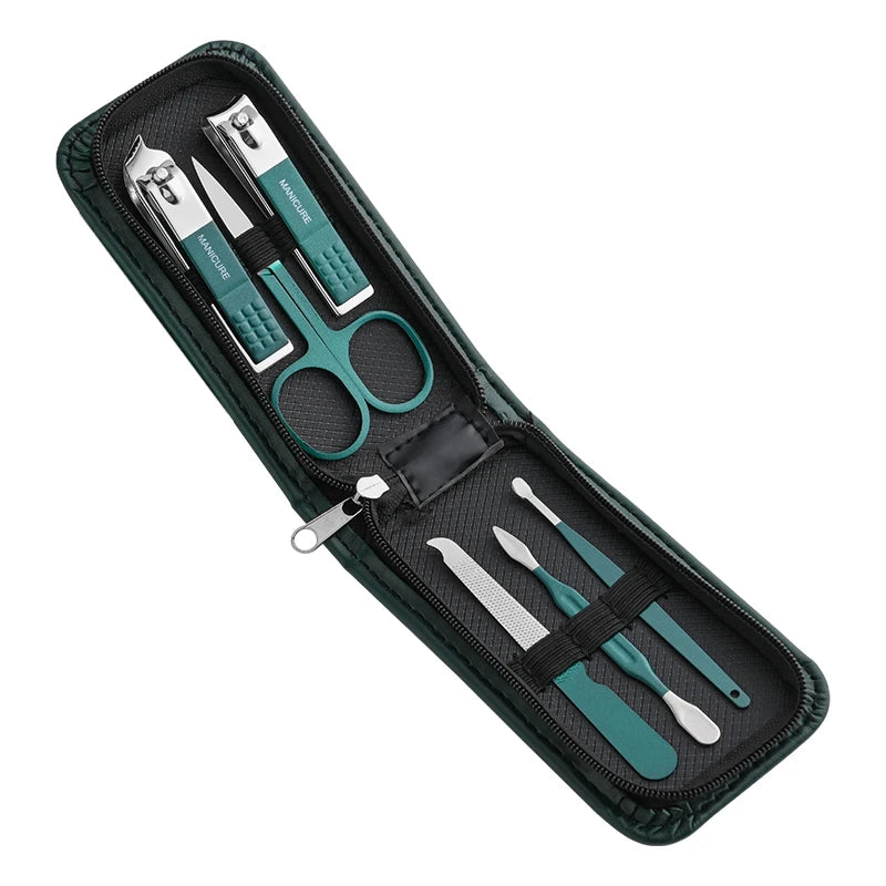 6-Piece Nail Clippers Set AZB Stainless Steel - Premium Manicure Tools for Men & Women - Deal Done