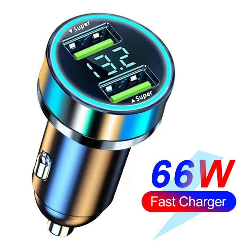 Velev 250W Multi-Port Car Charger - PD QC3.0 Fast Charge 6-Port Cigarette Lighter Adapter - Deal Done
