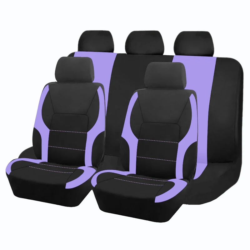 Universal Car Seat Covers – Bicolor Polyester 2 & 5 Seat
