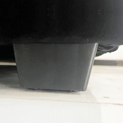 NNEDSZ Roman Bed Frame Double Size Black Velvet Fabric with Gas Lift plywood metal structure - Deal Done