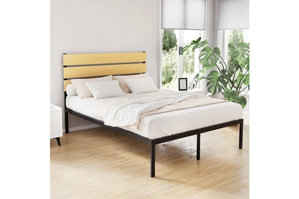 Bed Frame Double Size Metal Frame PAULA